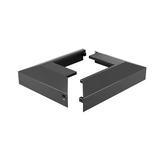Two part domical cover for 50mm post POWDER COATED ALUMINIUM for 135 x 100mm base plate